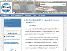 Tablet Screenshot of livroacessivel.org